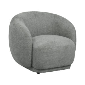 Armchair Freya Argos The Classic light gray fabric 93x87x76cm