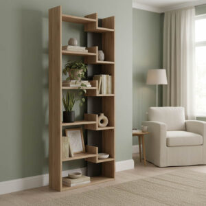 Bookcase Oppa Argos The Classic bookcase dark oak - antracite 61x22x162cm