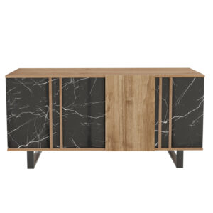 120 000188 3 Buffet Amanda Argos The Classic walnut-black 160x40x78.5cm