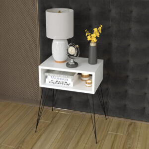 120 000400 1 Nighstand Naida Argos The Classic white melamine 45x30x57cm