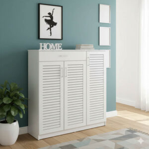 Shoe cabinet Sante Argos The Classic 30 pairs white 120x37x123cm