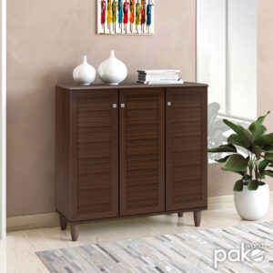 Shoe cabinet SANTΟ Argos The Classic 16 pairs walnut 89.5x34.5x91.5cm