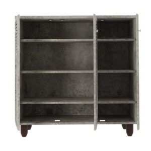 123 000196 2 Shoe cabinet SANTΟ Argos The Classic 16 pairs antique anthracite 89.5x34.5x91.5cm