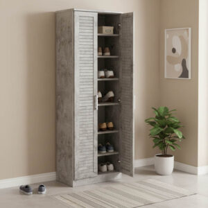 Shoe cabinet Sante Argos The Classic 21 pairs dark antique anthracite 60x37x183cm
