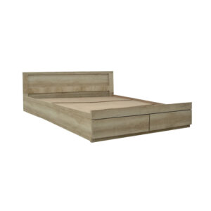 123 000206 1 Semi-double bed Olympus Argos The Classic with drawer castillo-oak 140x200cm