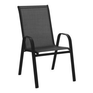 Armchair Calan Argos The Classic metal black-textilene black 54x74x91cm