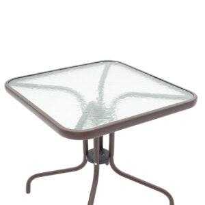 130 000028 1 Watson Argos The Classic table metal brown-glass 80x80x70cm