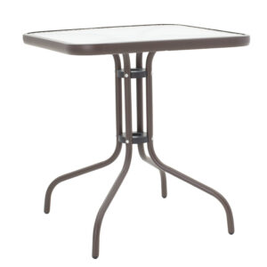 Watson Argos The Classic table metal brown-glass 70x70x70cm