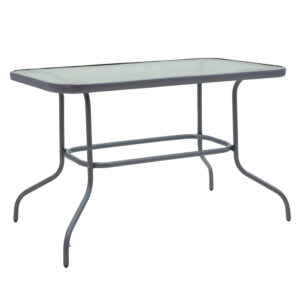 130 000045 1 Dining table Valor-Obbi set of 5 Argos The Classic pe gray-metal anthracite gray 110x60x70cm