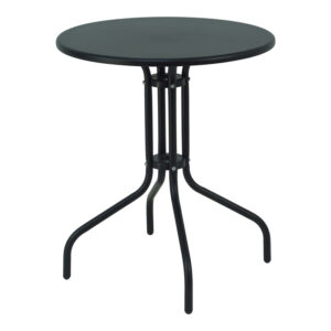 Table Vergo Argos The Classic black metal D60x70cm