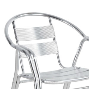 130 000062 2 Amchair Zircu Argos The Classic stack chrome aluminum 58x64x75cm
