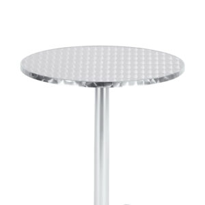 130 000063 1 Table Lazo Argos The Classic chrome aluminium D60x70cm