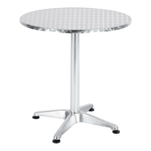 Table Lazo Argos The Classic chrome aluminium D70x70cm