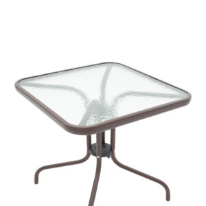 130 000084 3 Obbi-Watson Argos The Classic dining table set of 5 brown metal-pe rattan 80x80x70cm