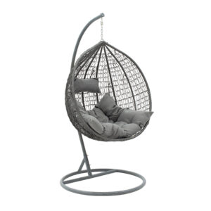 Zafer Argos The Classic swing hanging metal-pp- pillow in grey color 106x103x200cm