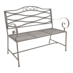 137 000008 Benko Argos The Classic metal bench in bronze shade 114x45x95cm