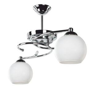 Two-light ceiling light PWL-0966 Argos The Classic E27 silver-white D67x38cm