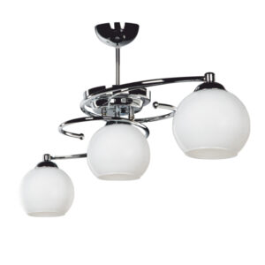 Three-light ceiling light PWL-0966 Argos The Classic E27 silver-white 80x27x34.5cm