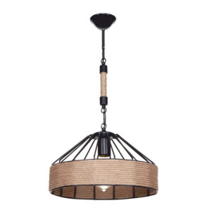 Ceiling light PWL-0975 Argos The Classic E27 black-natural D33x20cm