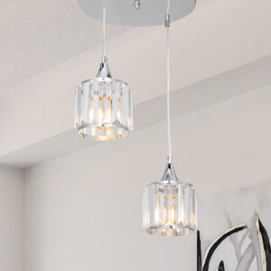 147 000046 1 Ceiling light PWL-1025 Argos The Classic Ε27 metal chrome-glass D30x70cm