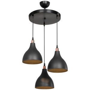 147 000131 1 Ceiling light Lofty Argos The Classic Ε27 black D40x80cm