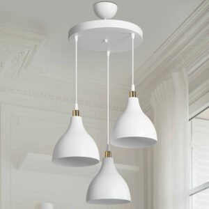 147 000132 2 Ceiling light Lofty Argos The Classic Ε27 white D40x80cm