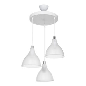 147 000155 3-light ceiling lamp Orazio Argos The Classic E27 clear-white D40x80cm