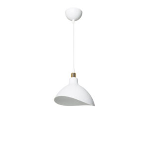 Single light ceiling lamp Oufoa Argos The Classic pp in white shade D22x22cm