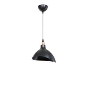 Single light Oufoa Argos The Classic pp ceiling lamp in black shade D22x22cm