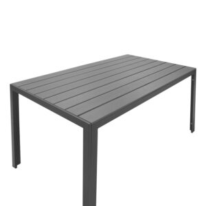 152 000003 2 Nares Argos The Classic table aluminum anthracite -plywood grey 140x80x72.5cm