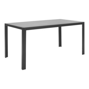 152 000003 Nares Argos The Classic table aluminum anthracite -plywood grey 140x80x72.5cm