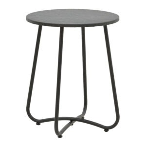 152 000047 Τable Bramwell Argos The Classic metal dark grey D40x50cm