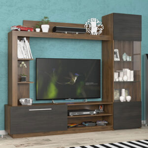 Living room complex June Argos The Classic walnut-wenge color 204x35x177cm