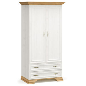 Wardrobe Jaden Argos The Classic double leaf color golden oak-white antique 101x62x197,5cm