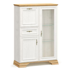 173 000031 Showcase Jaden Argos The Classic golden oak-white antique 93.5x39x133cm