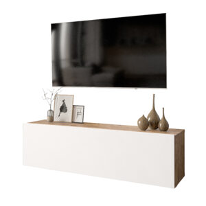 Serit Argos The Classic wall TV unit in color white-oak 100x31,5x29,5cm