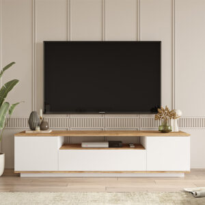 176 000057 3 TV cabinet Soren Argos The Classic sonoma-whie 180x.44.5x44.6cm