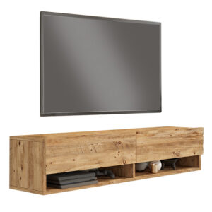 176 000063 Roscoe Argos The Classic wall TV unit in color sonoma 140x31.6x29.6cm