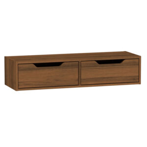 184 000025 1 Alberto Argos The Classic wall-mounted console in walnut color 100x32.5x22cm