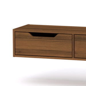 184 000025 2 Alberto Argos The Classic wall-mounted console in walnut color 100x32.5x22cm