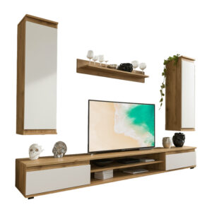 TV unit Sandro Argos The Classic walnut-white 175x37x160cm
