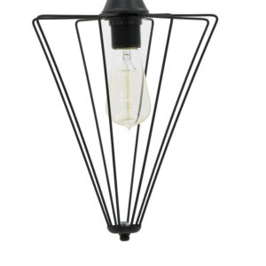 193 000058 2 Ceiling light Saway Argos The Classic E27 black 30x30x80cm