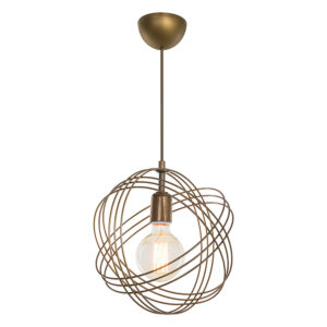 Ceiling light Idris Argos The Classic E27 golden D30x75cm