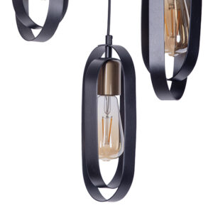 193 000078 1 Tahmno Argos The Classic three-light ceiling lamp black 30x3x31cm