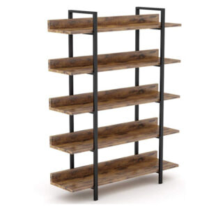 Bookcase Almond Argos The Classic walnut-black 119x27x185cm