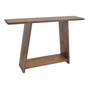 197 000056 1 Console Edgar Argos The Classic natural pine wood 30mm walnut 139x29x90cm