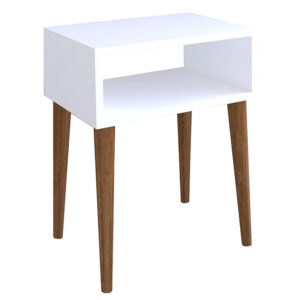 Nightstand Hank Argos The Classic white-walnut 45x30x60cm
