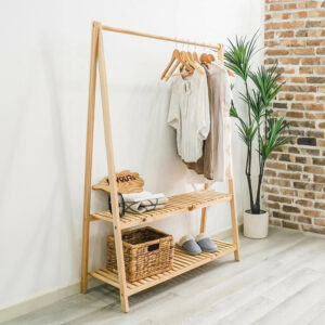 197 000251 1 Entrance unit Belgia Argos The Classic natural wood 96x20x148cm