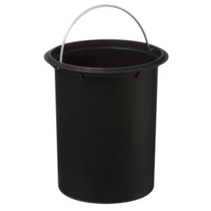 199 000486 1 Waste bin 3L Nature Argos The Classic metallic dark grey- natural