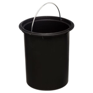 199 000487 1 Waste bin 3L Nature Argos The Classic metallic white-natural